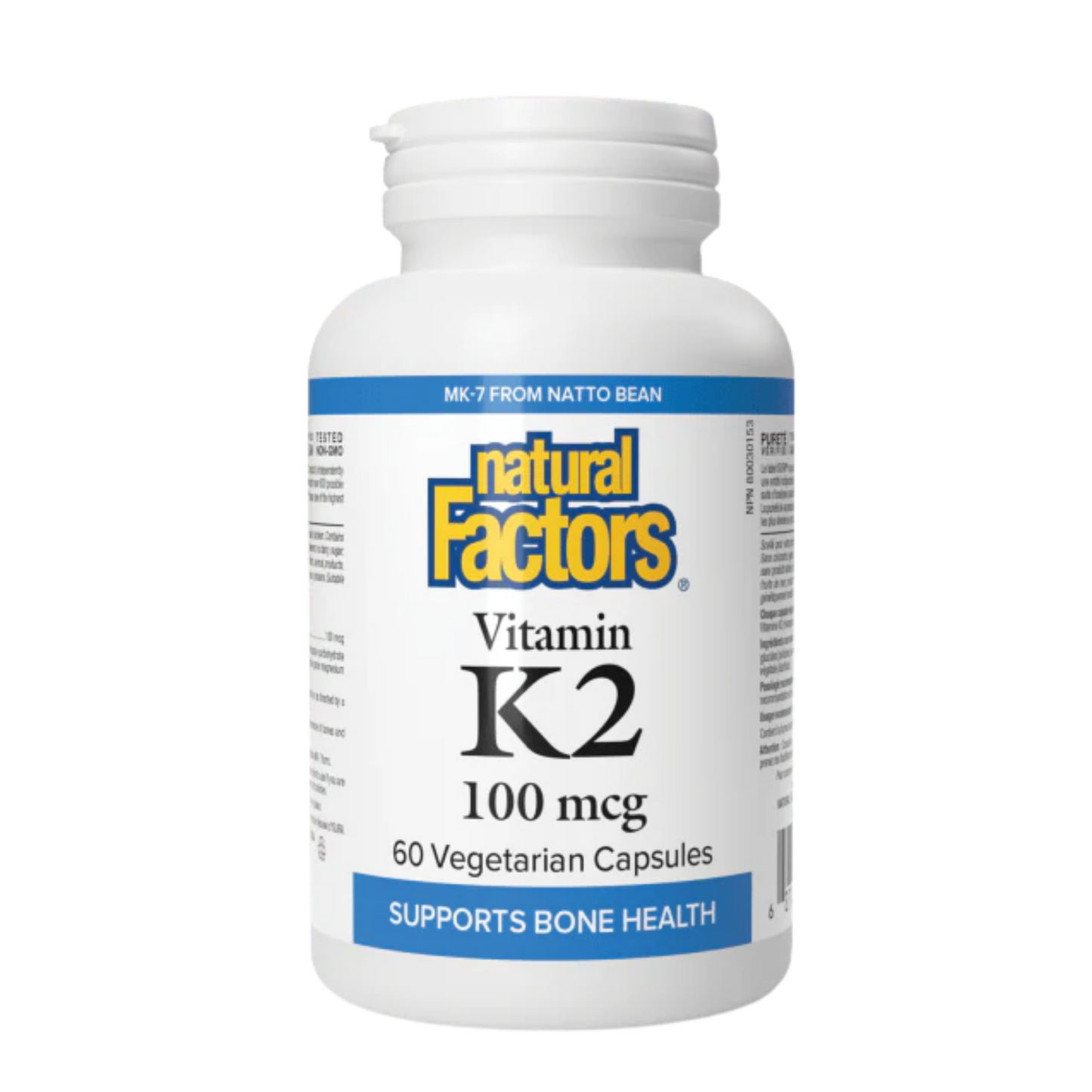 Natural Factors Vitamin K 100 mcg 60 Capsules
