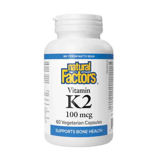 Natural Factors Vitamin K 100 mcg 60 Capsules