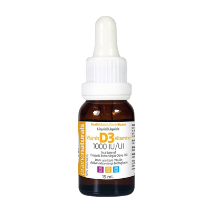 Prairie Naturals Vitamin D3 Liquid 1000 IU 15 mL