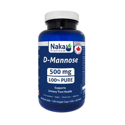 Naka D-Mannose 500 mg 120 Capsules
