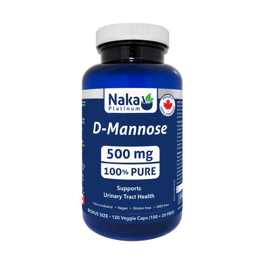 Naka D-Mannose 500 mg 120 Capsules