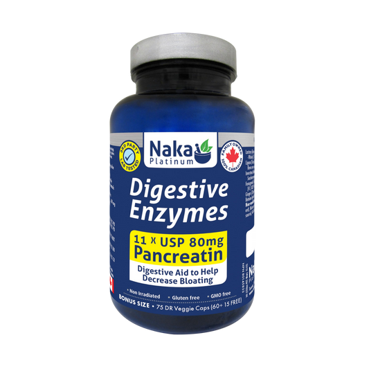 Naka Digestive Enzymes 75 Capsules
