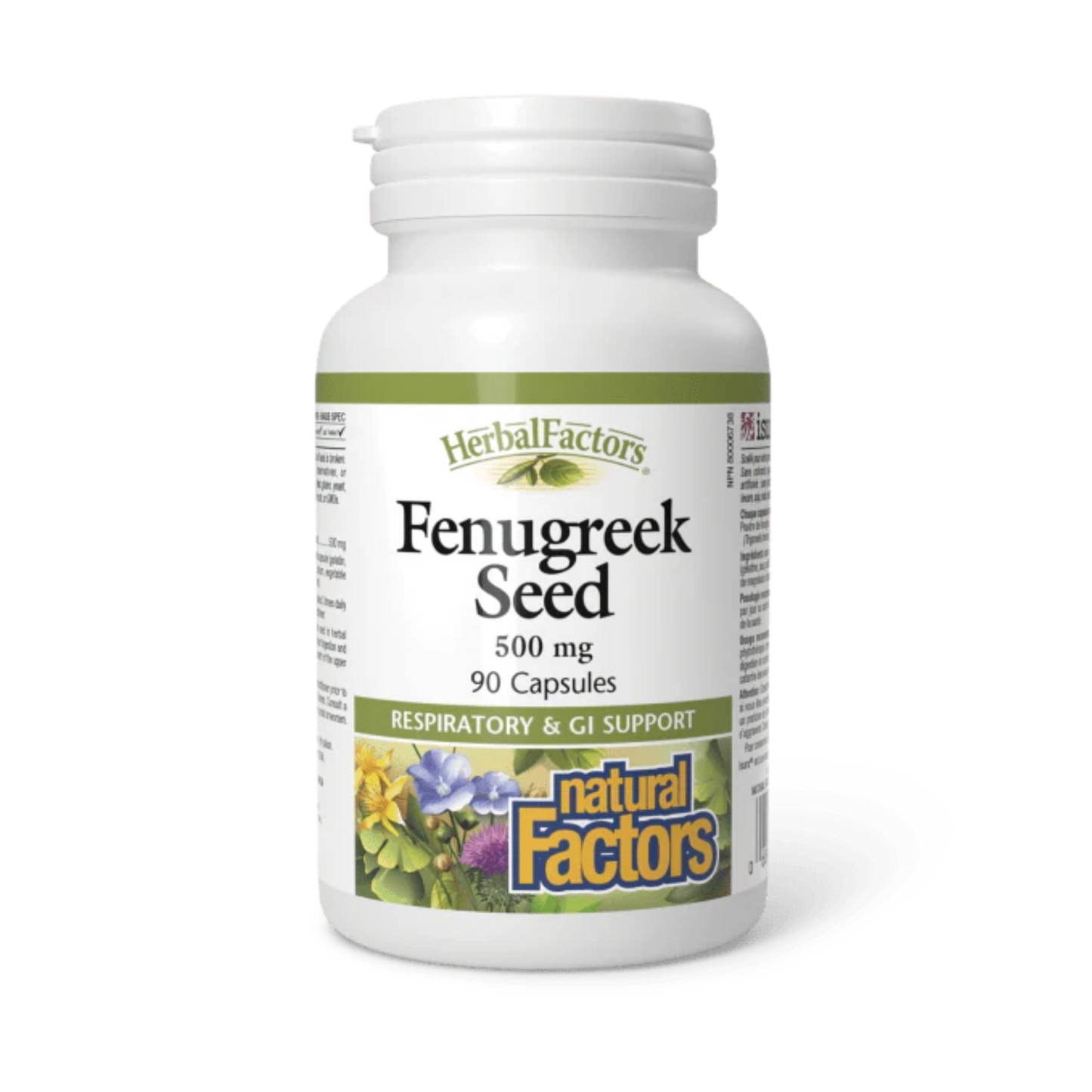 Natural Factors Fenugreek 500 mg 90 Capsules