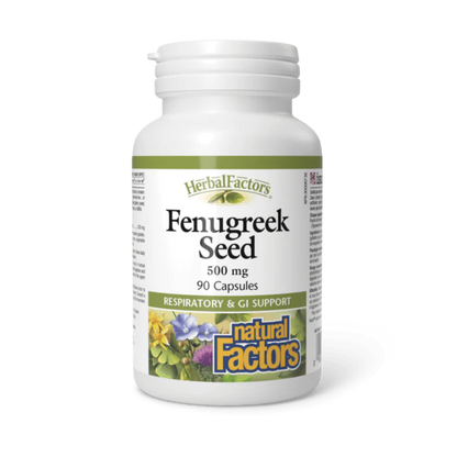 Natural Factors Fenugreek 500 mg 90 Capsules