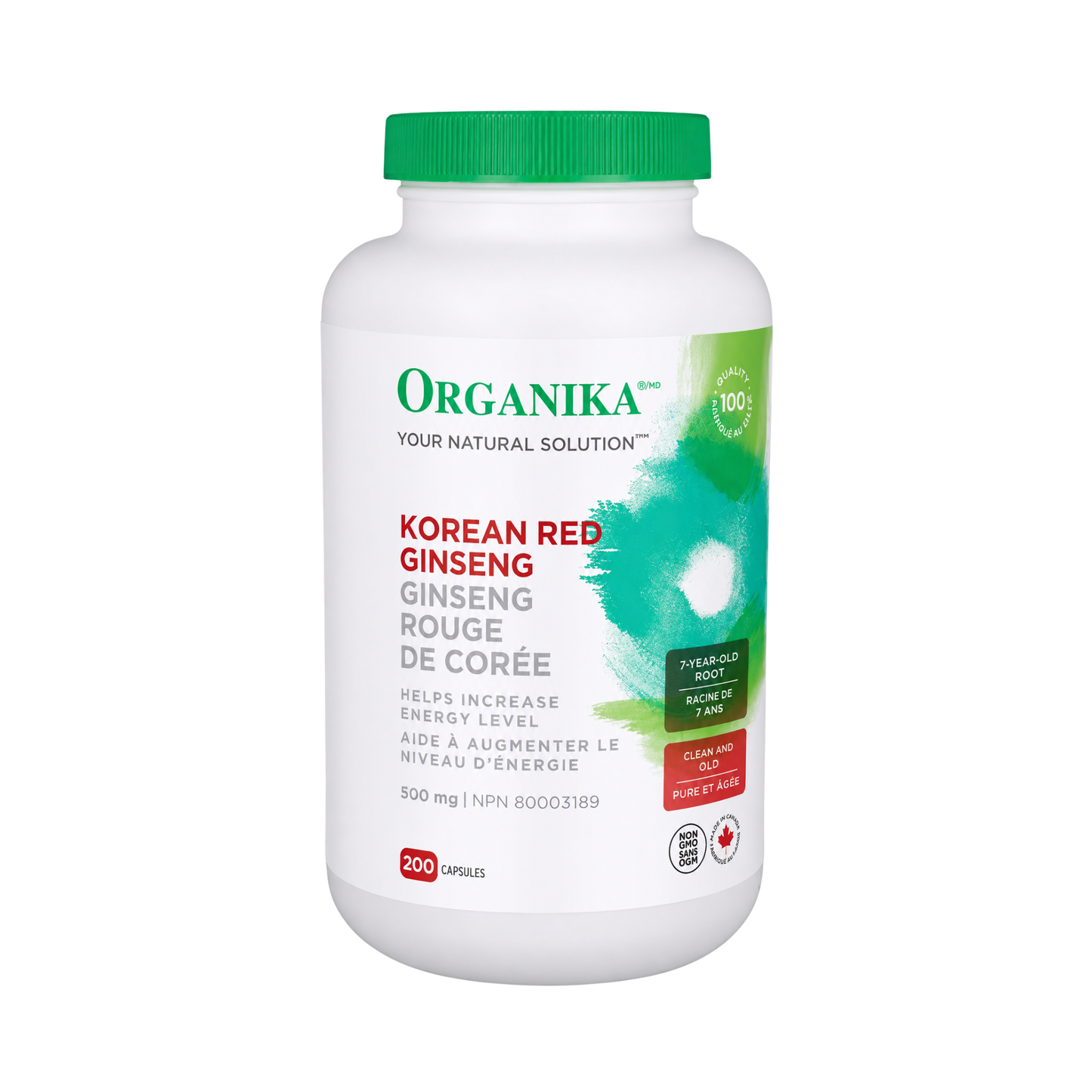 Organika Korean Red Ginseng 200 Capsules
