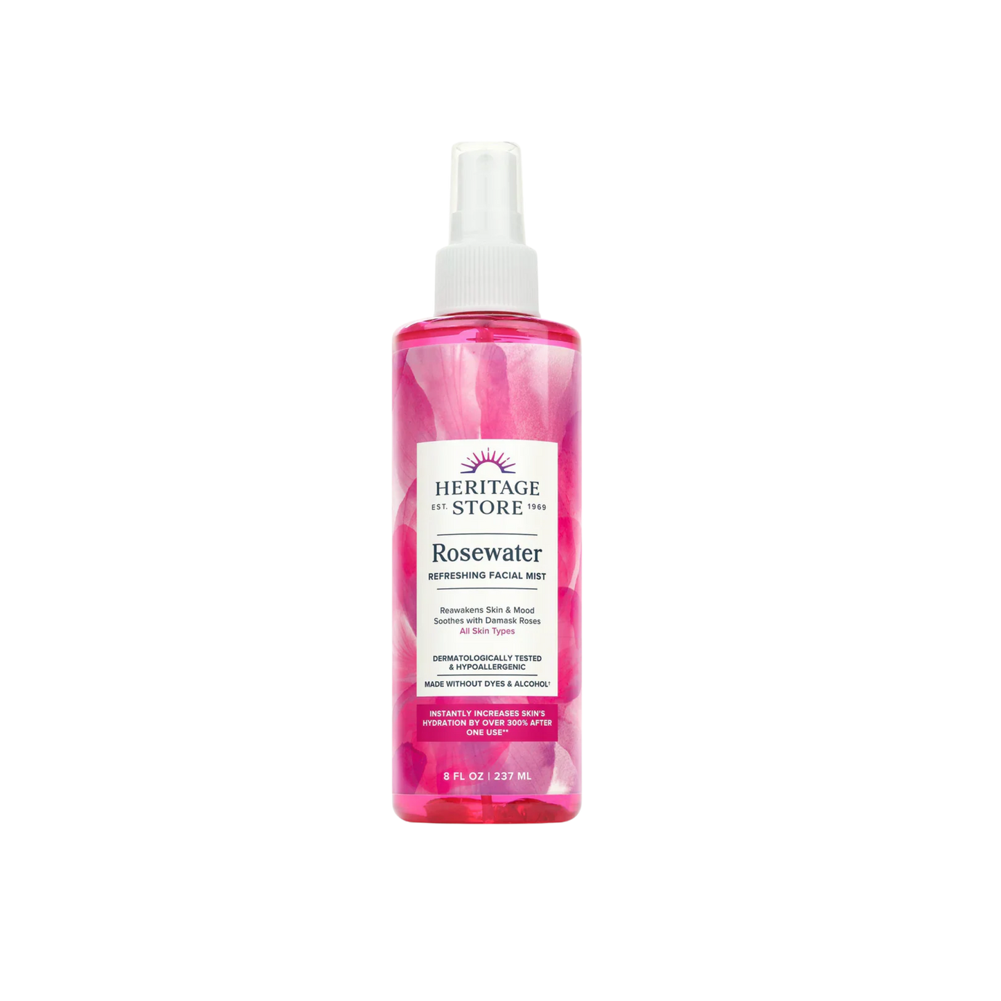 Heritage Store Rosewater Refreshing Facial Mist 237 mL