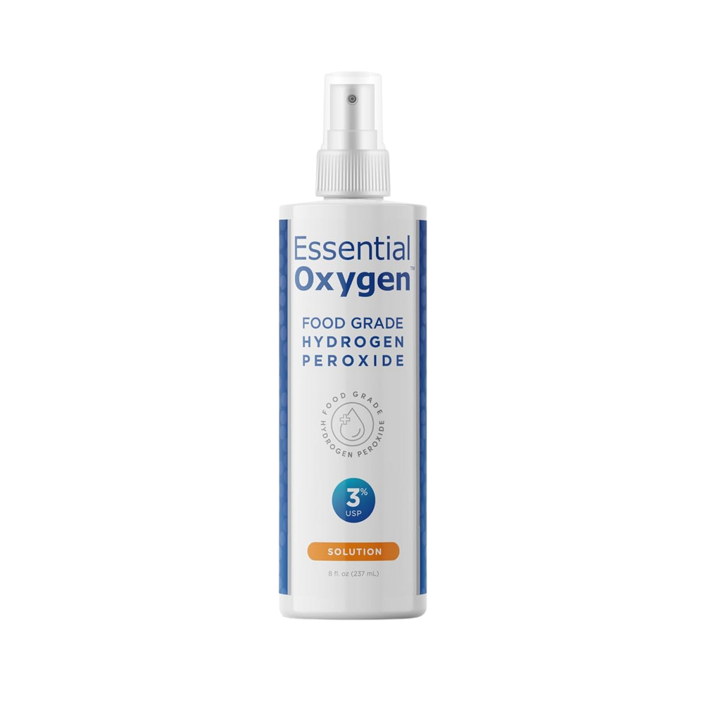 Essential Oxygen Hydrogen Peroxide Spray 3 Percent 237 mL