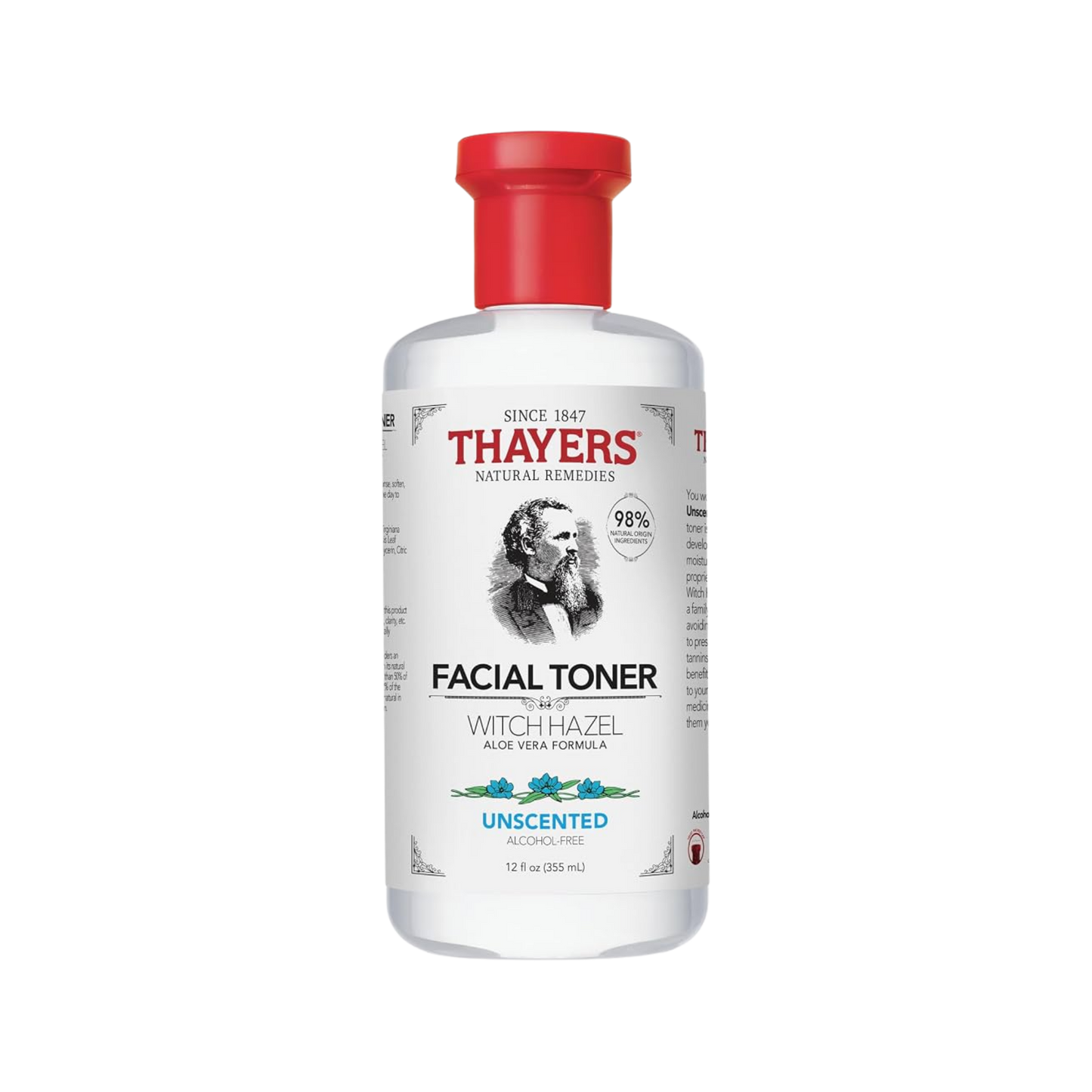 Thayers Facial Toner Unscented Witch Hazel Aloe Vera 355 mL