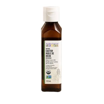 Aura Cacia Organic Castor Skin Care Oil 118 mL
