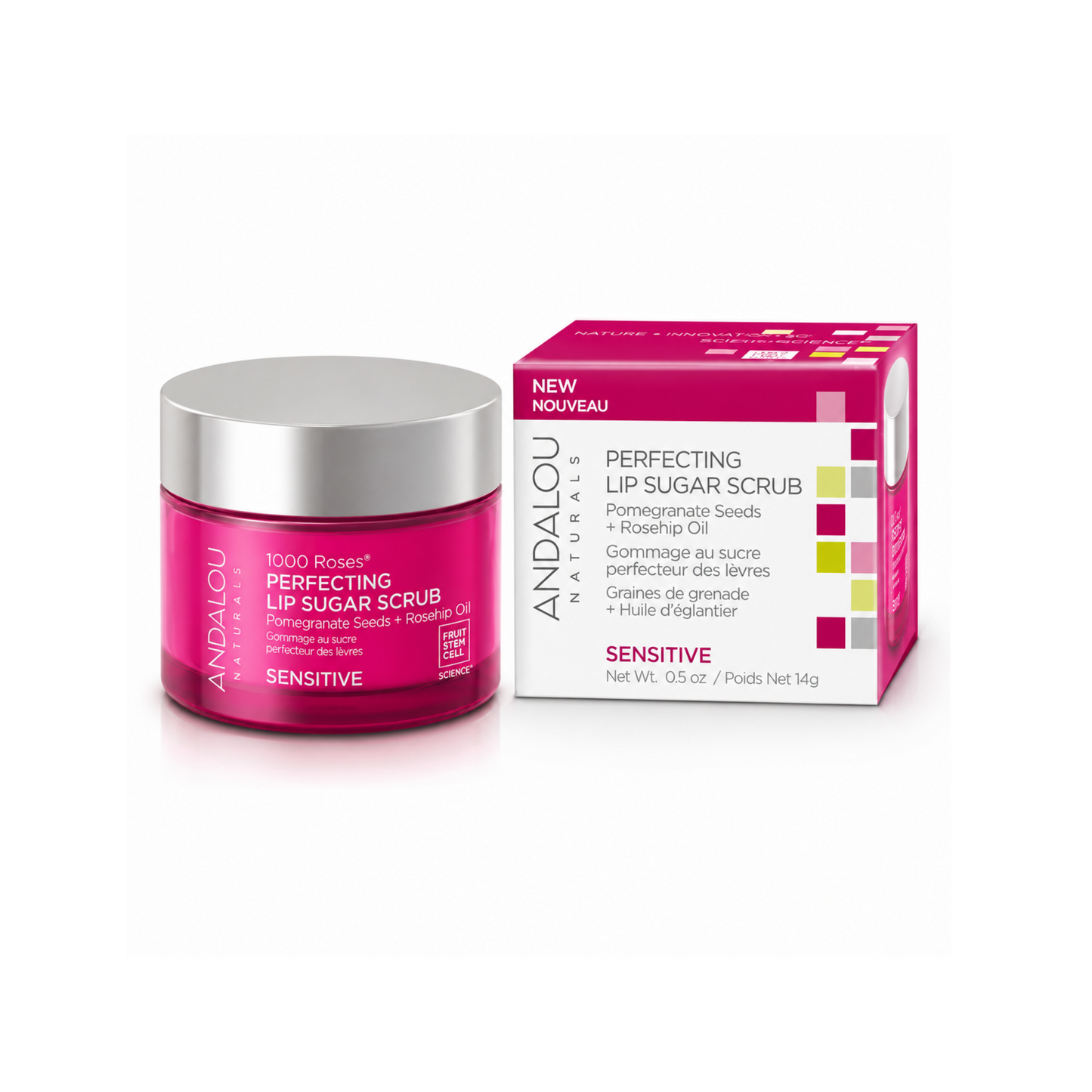 Andalou Naturals 1000 Roses Perfecting Lip Sugar Scrub