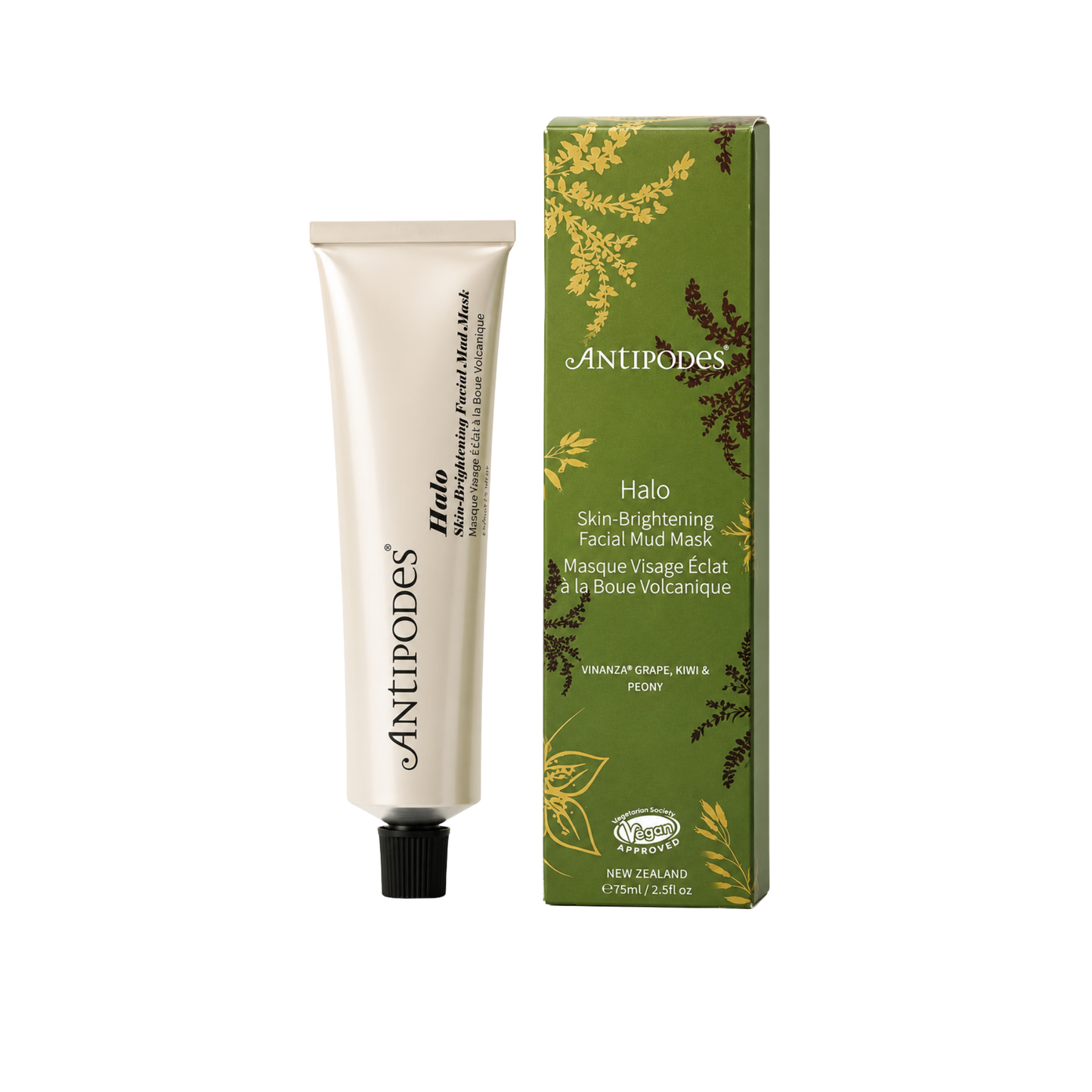 Antipodes Halo Skin Brightening Facial Mud Mask 75 mL