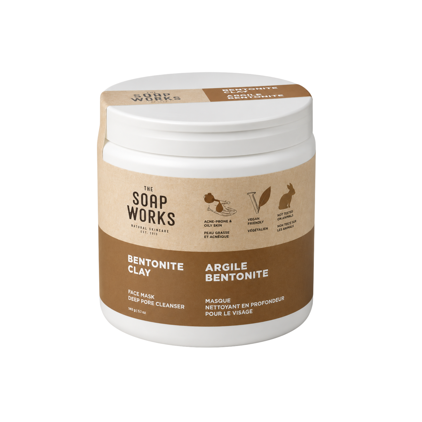 The Soap Works Bentonite Clay Face Mask