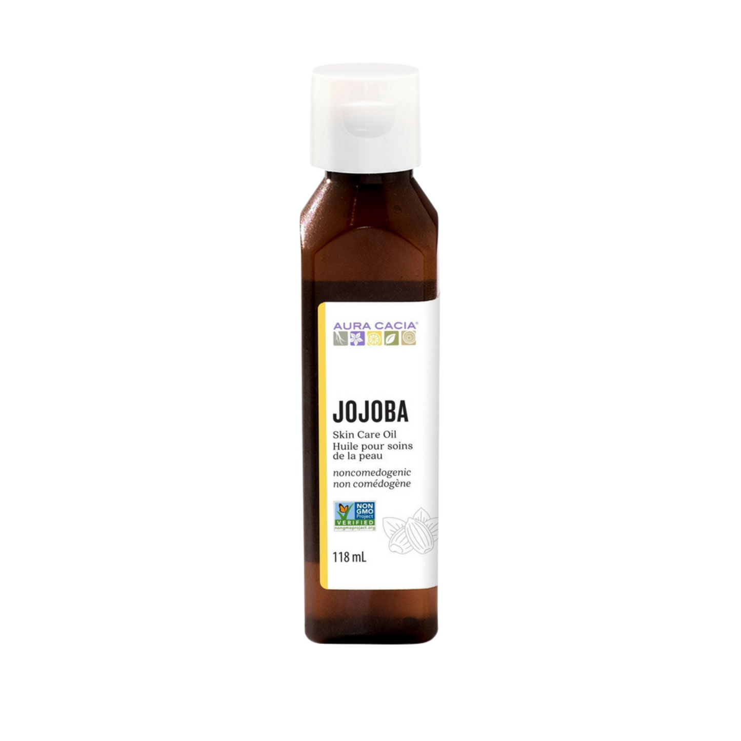 Aura Cacia Organic Jojoba Skin Care Oil 118 mL