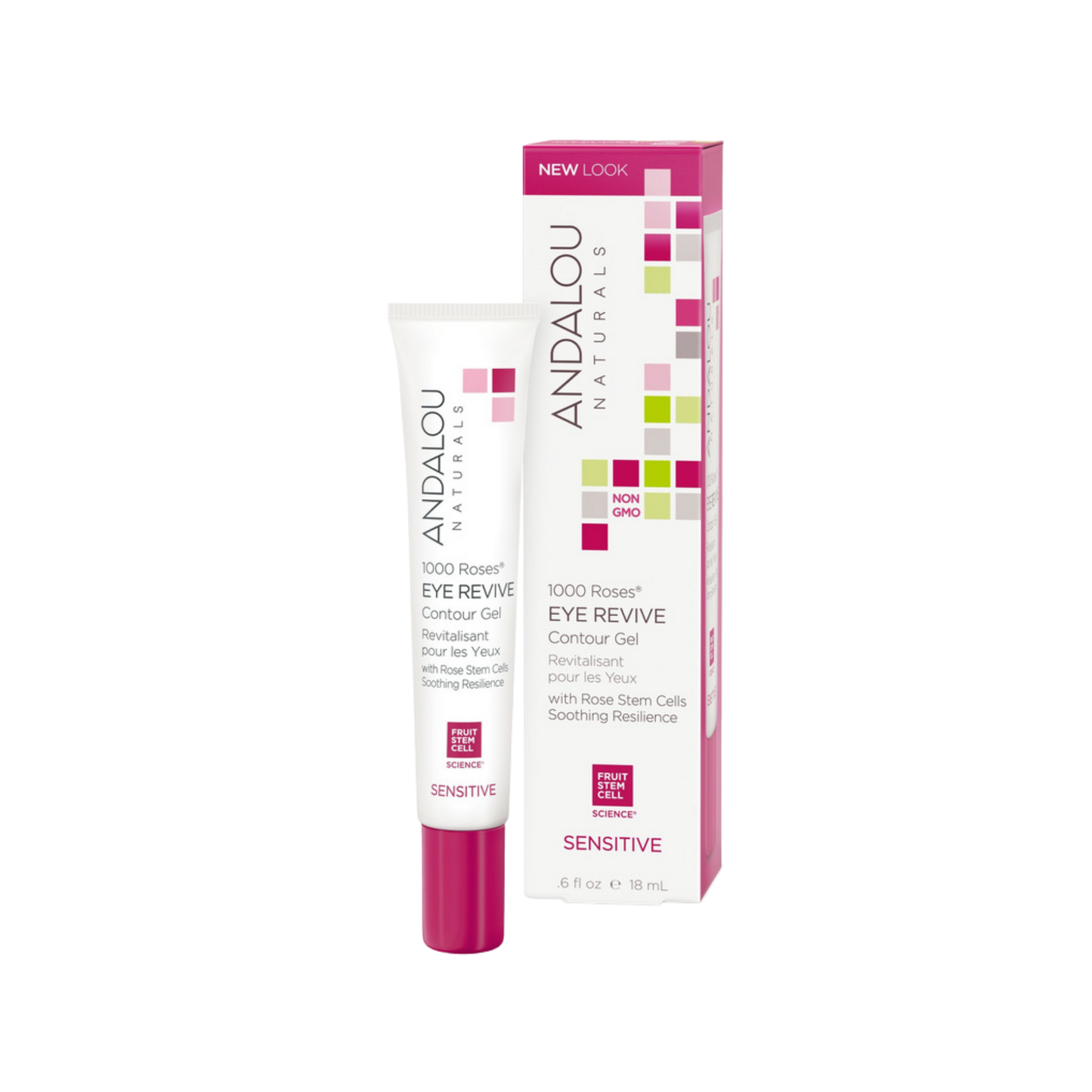 Andalou Naturals 1000 Roses Eye Revive Contour Gel 18 mL