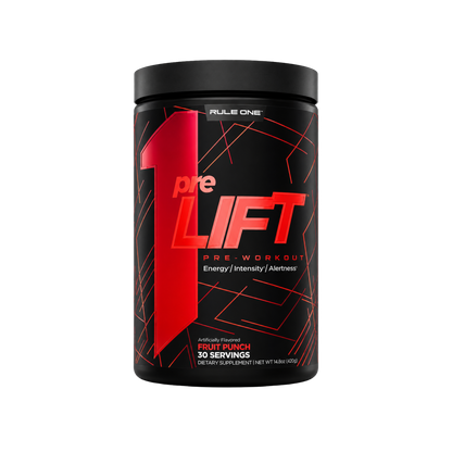 Rule One Pre-Lift Pre-Workout Fruit Punch 30 Servings