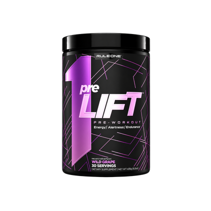Rule One Pre-Lift Pre-Workout Wild Grape 30 Servings