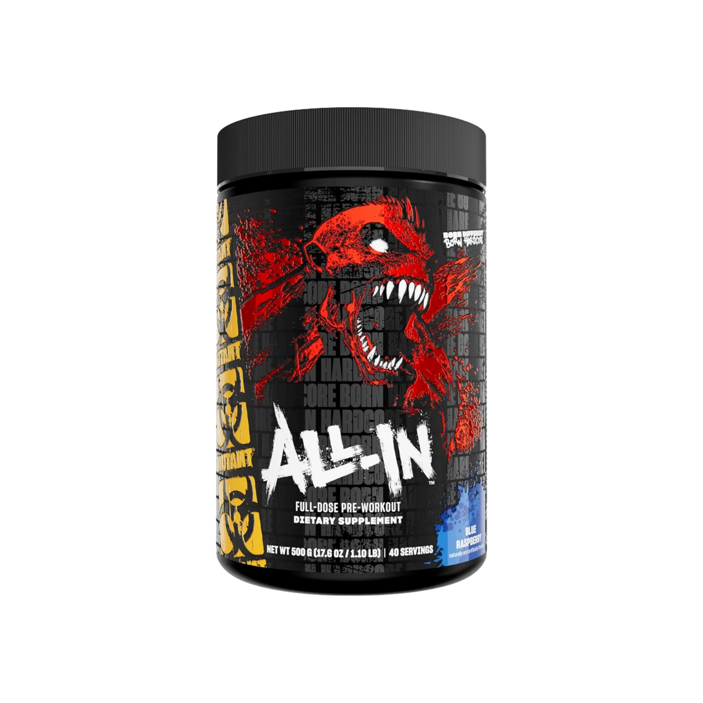 Mutant All-In Full Dose Pre-Workout Blue Raspberry 500 g