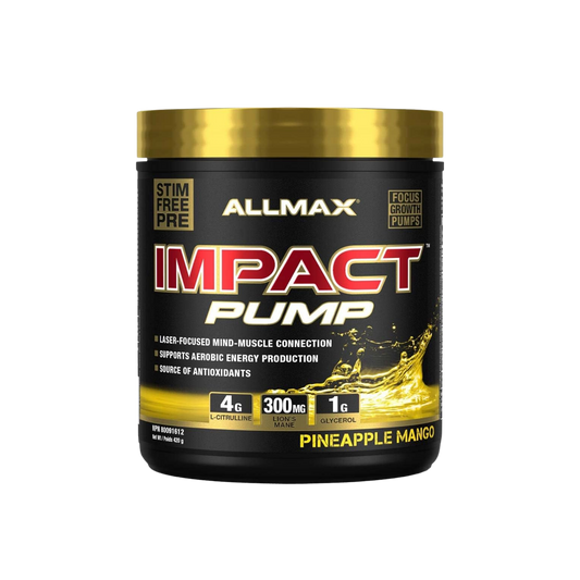 Allmax Impact Pump Stim-Free Pre-Workout Pineapple Mango 420 g