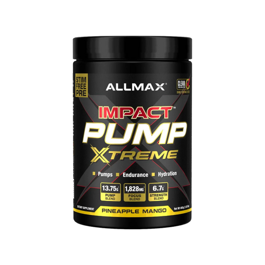 Allmax Impact Pump Extreme Stim-Free Pre-Workout Pineapple Mango 30 Servings