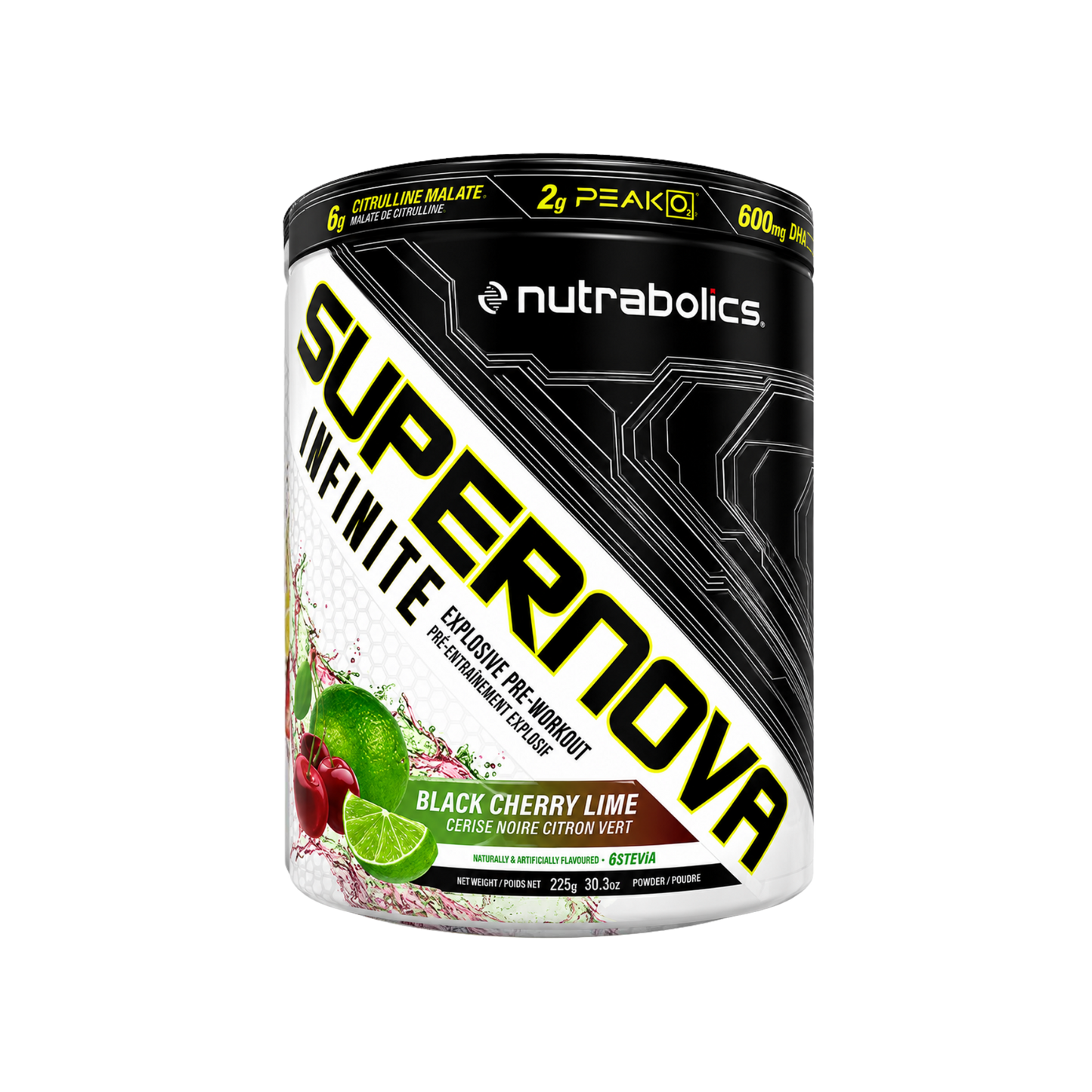 Nutrabolics Supernova Infinite Pre-Workout Black Cherry Lime