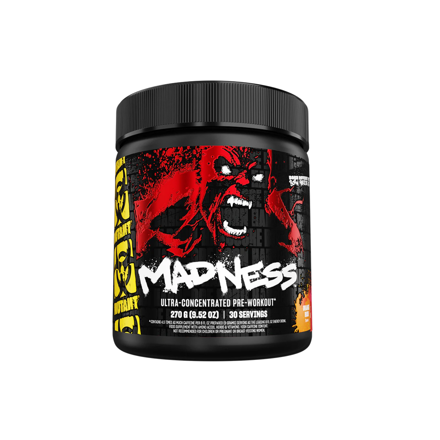 Mutant Madness Pre-Workout Orange Rush