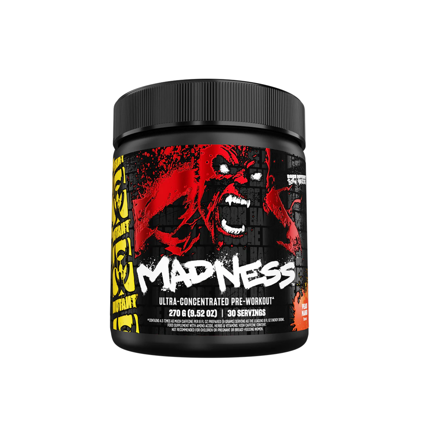 Mutant Madness Pre-Workout Peach Mango