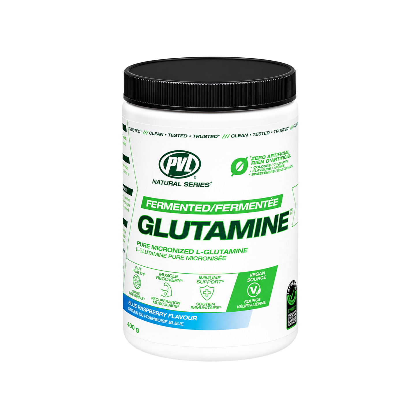PVL Fermented Glutamine Blue Raspberry 400 g