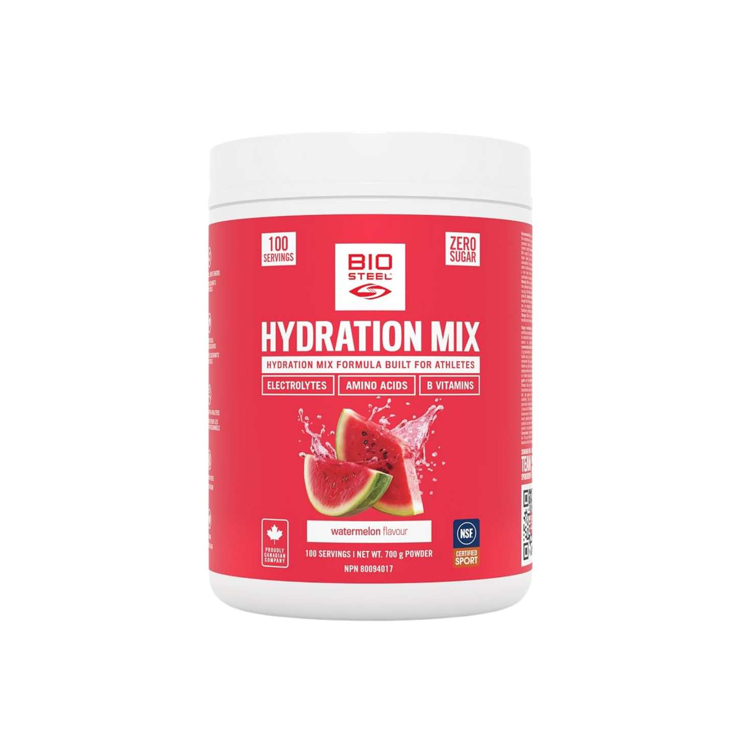 BioSteel Hydration Mix Watermelon 100 Servings