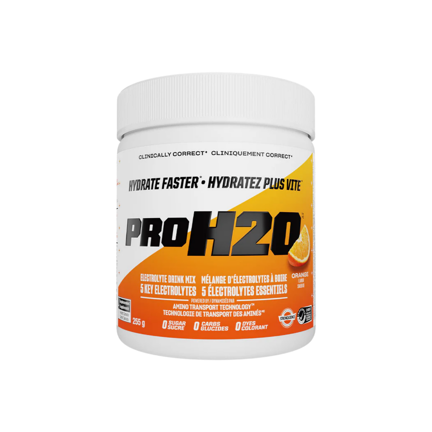 PVL Pro H2O Electrolyte Drink Mix Orange 255 g