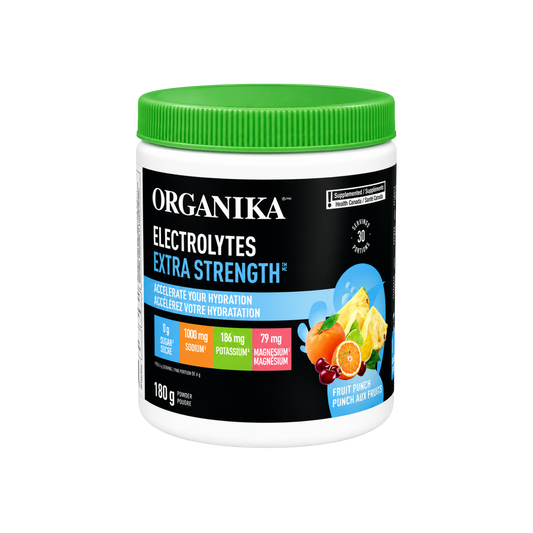 Organika Electrolytes Extra Strength Fruit Punch Salt