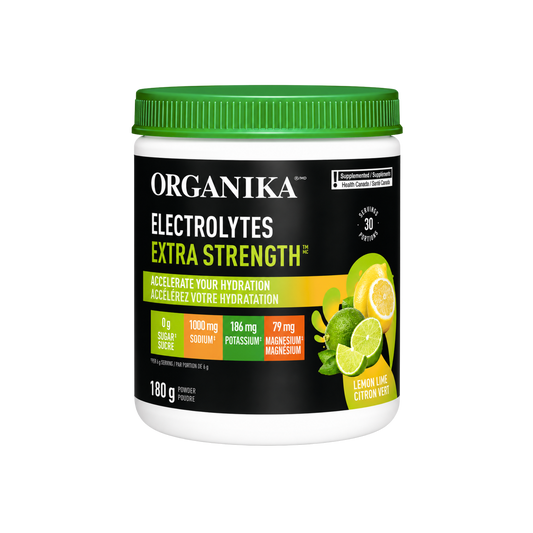 Organika Electrolytes Extra Strength Lemon Lime Salt