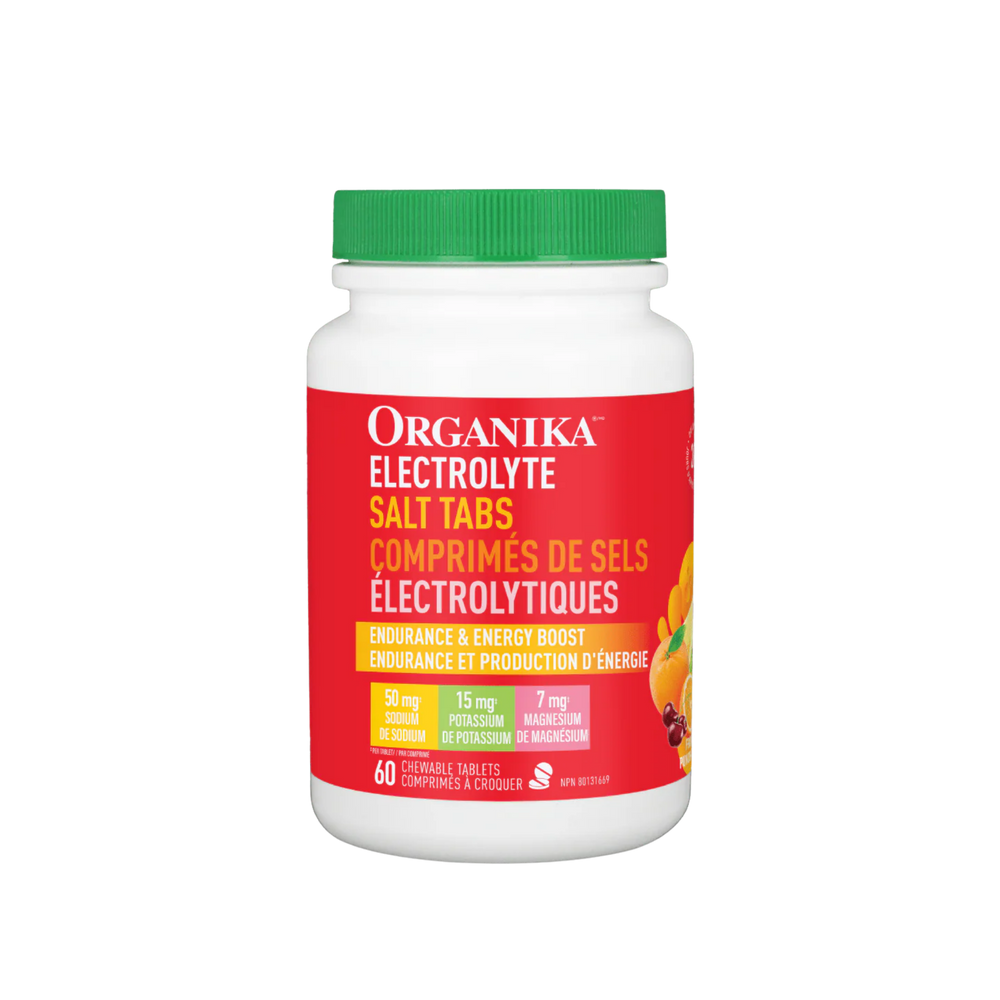 Organika Electrolyte Salt Tabs 60 Chewable Tablets
