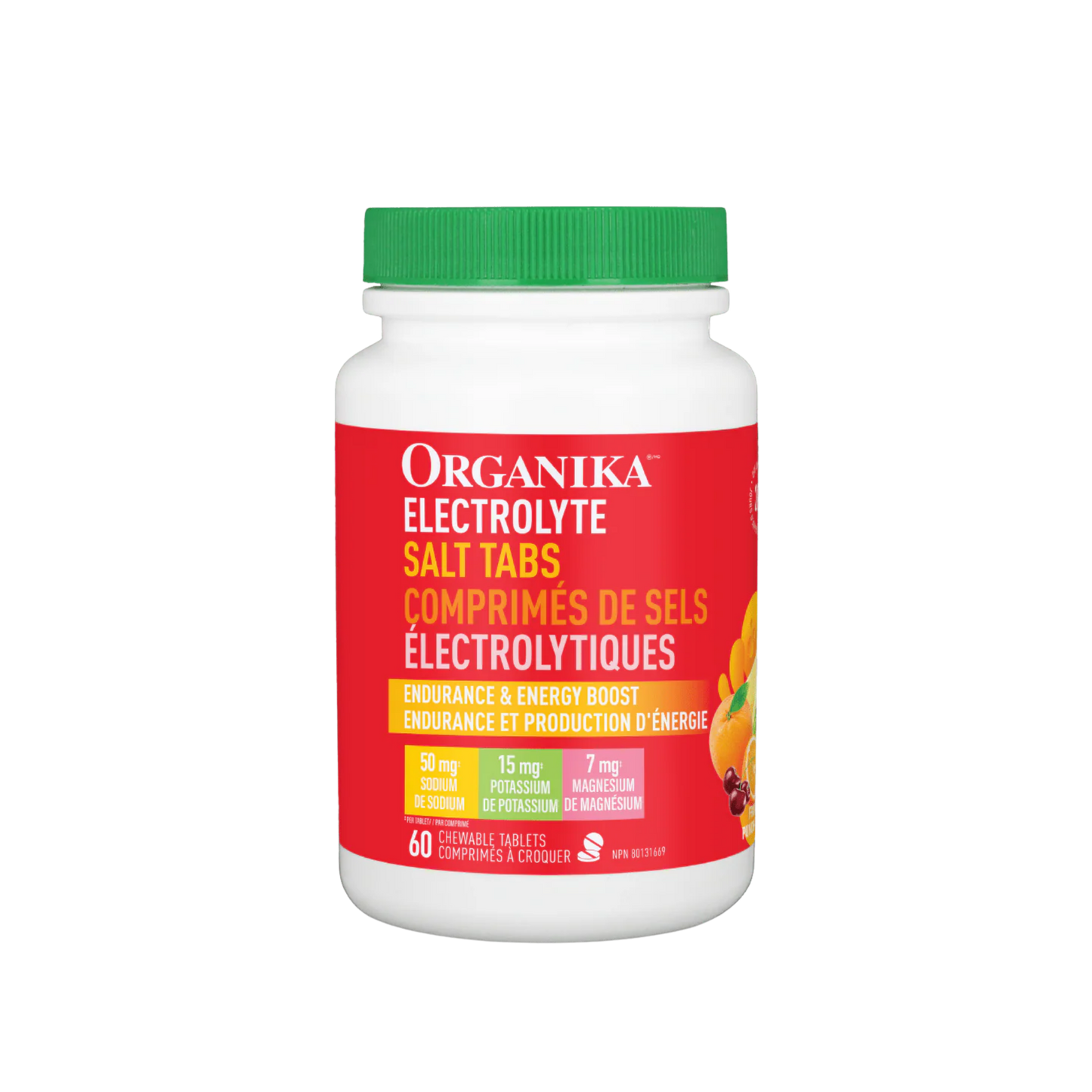 Organika Electrolyte Salt Tabs 60 Chewable Tablets