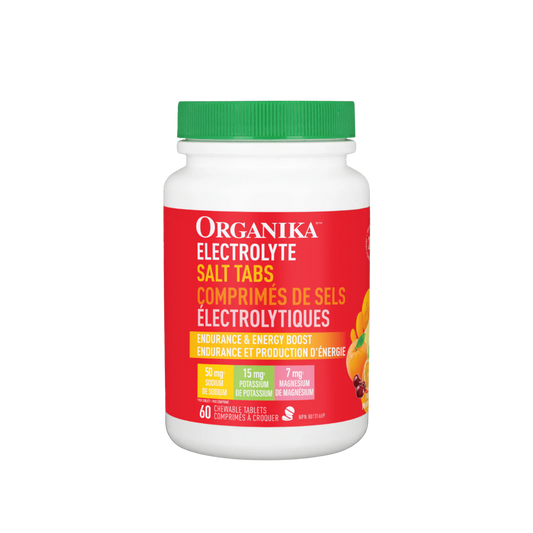 Organika Electrolyte Salt Tabs 60 Chewable Tablets