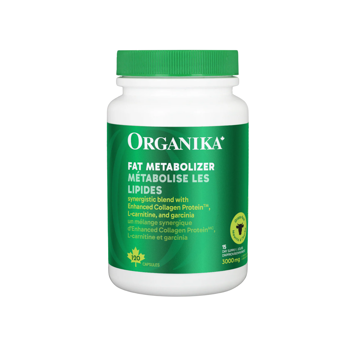 Organika Fat Metabolizer 3000 mg 120 Capsules