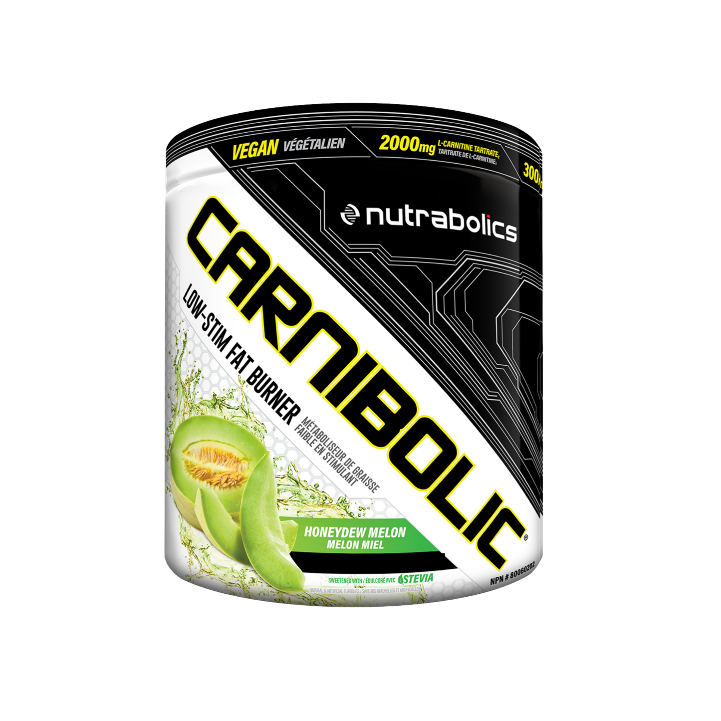 Nutrabolics Carnabolic Low Stim Fat Burner Honeydew Melon