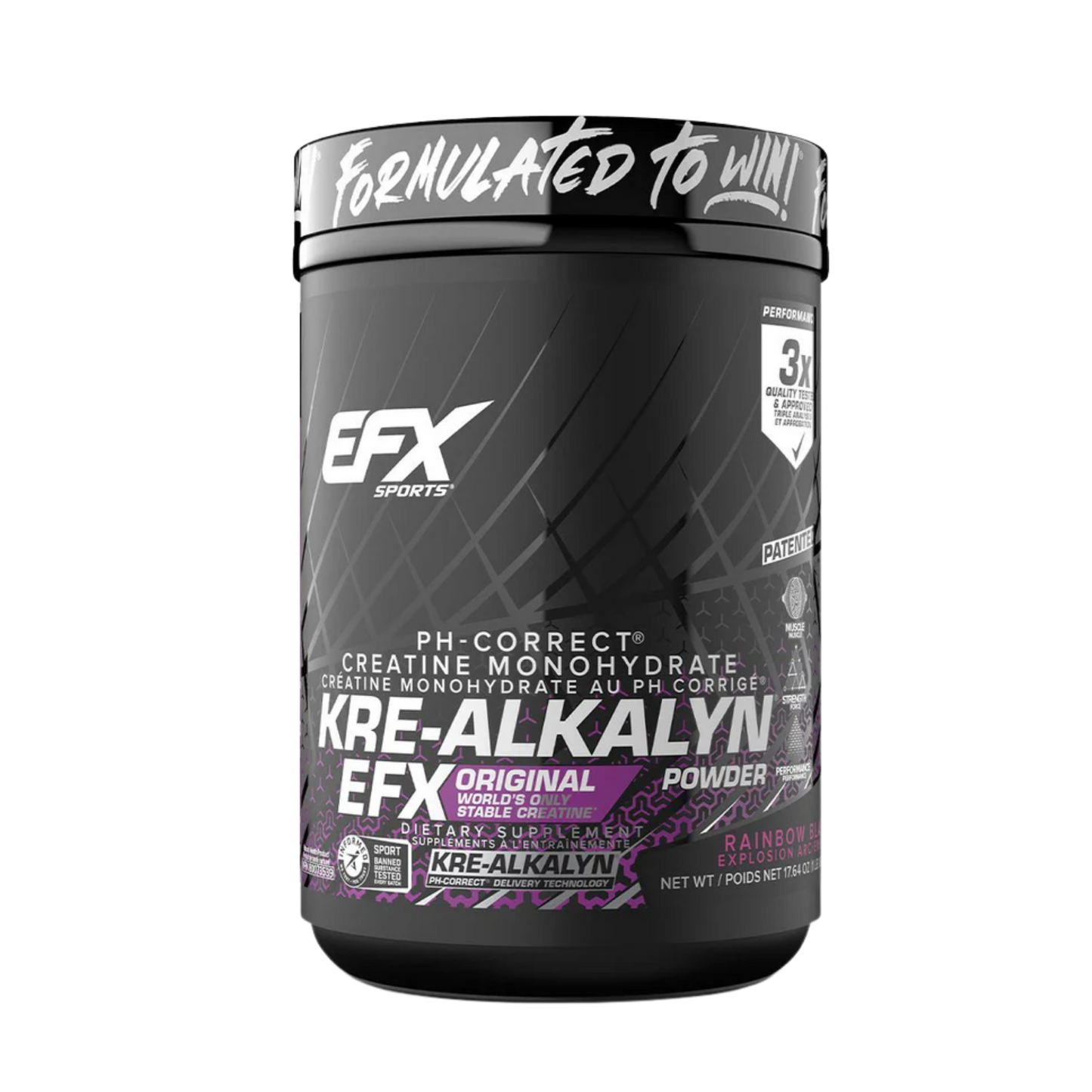 EFX Kre-Alkalyn Powder Rainbow Blast 500 g