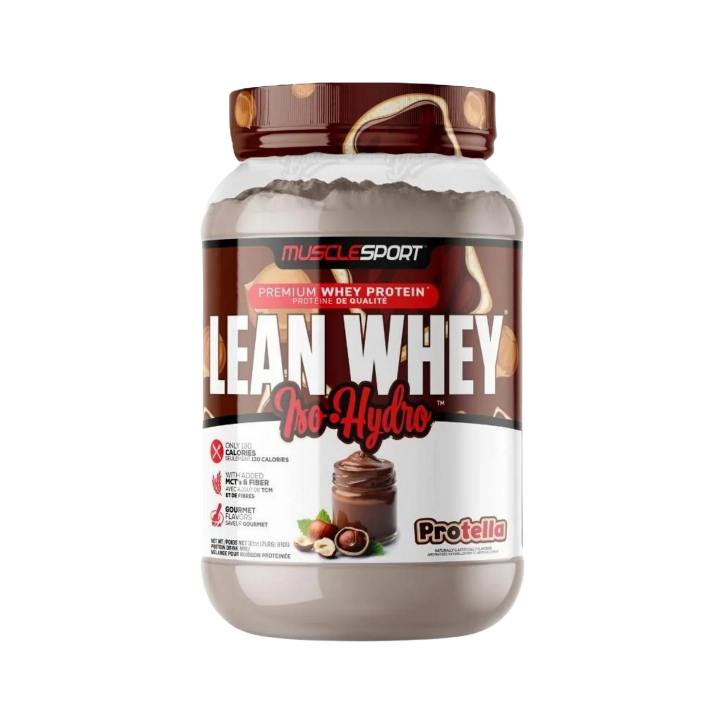 Muscle Sport Lean Whey IsoHydro Protella 910 g