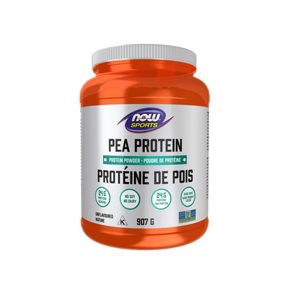 NOW Sports Pea Protein Unflavored 907 g