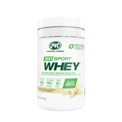 PVL ISO Sport Whey Protein Shake Mix 840g Vanilla