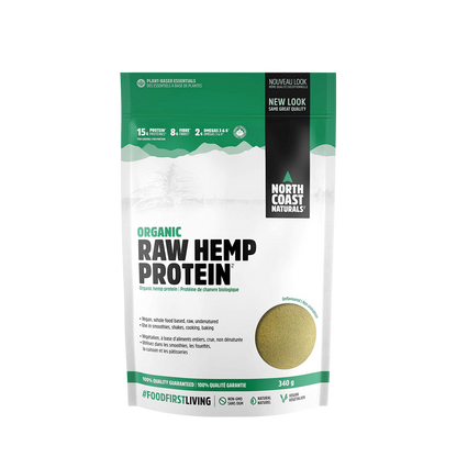 North Coast Naturals Organic Raw Hemp Protein Unflavored 340 g