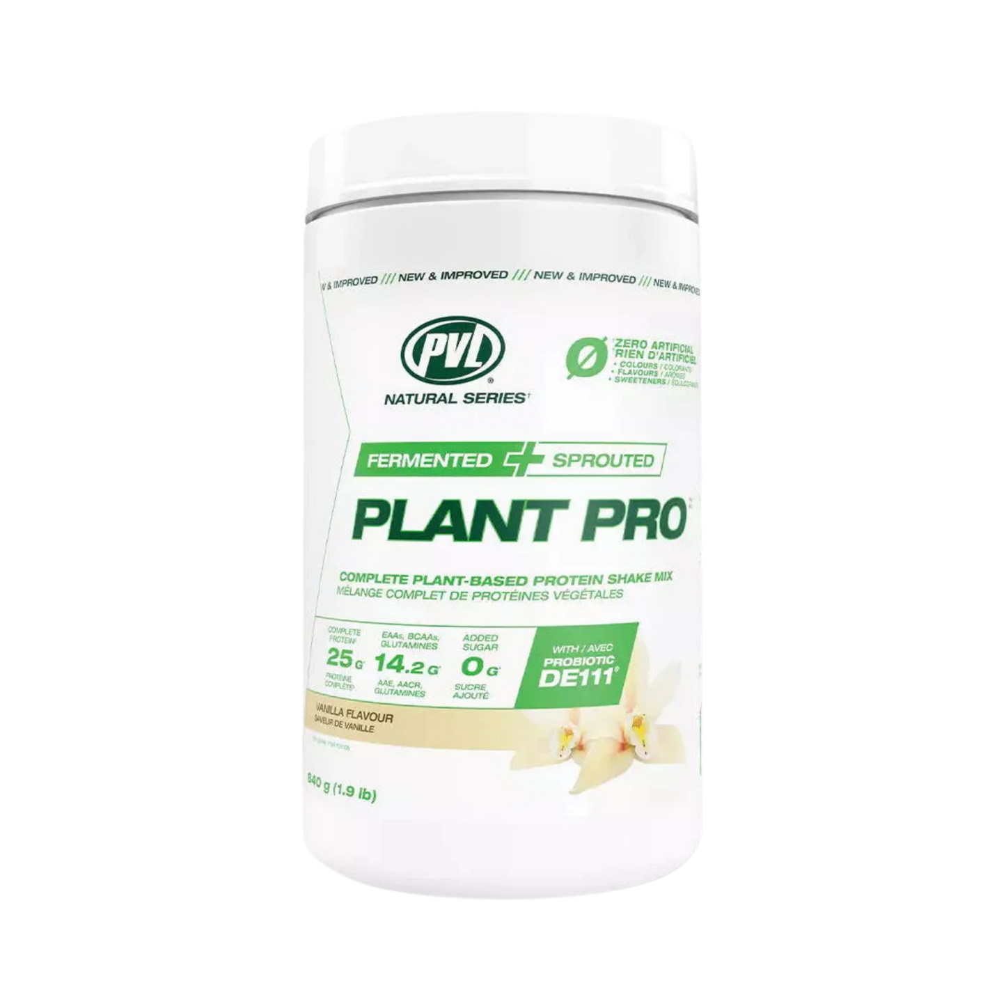 PVL Fermented Sprouted Plant Protein Vanilla 840 g