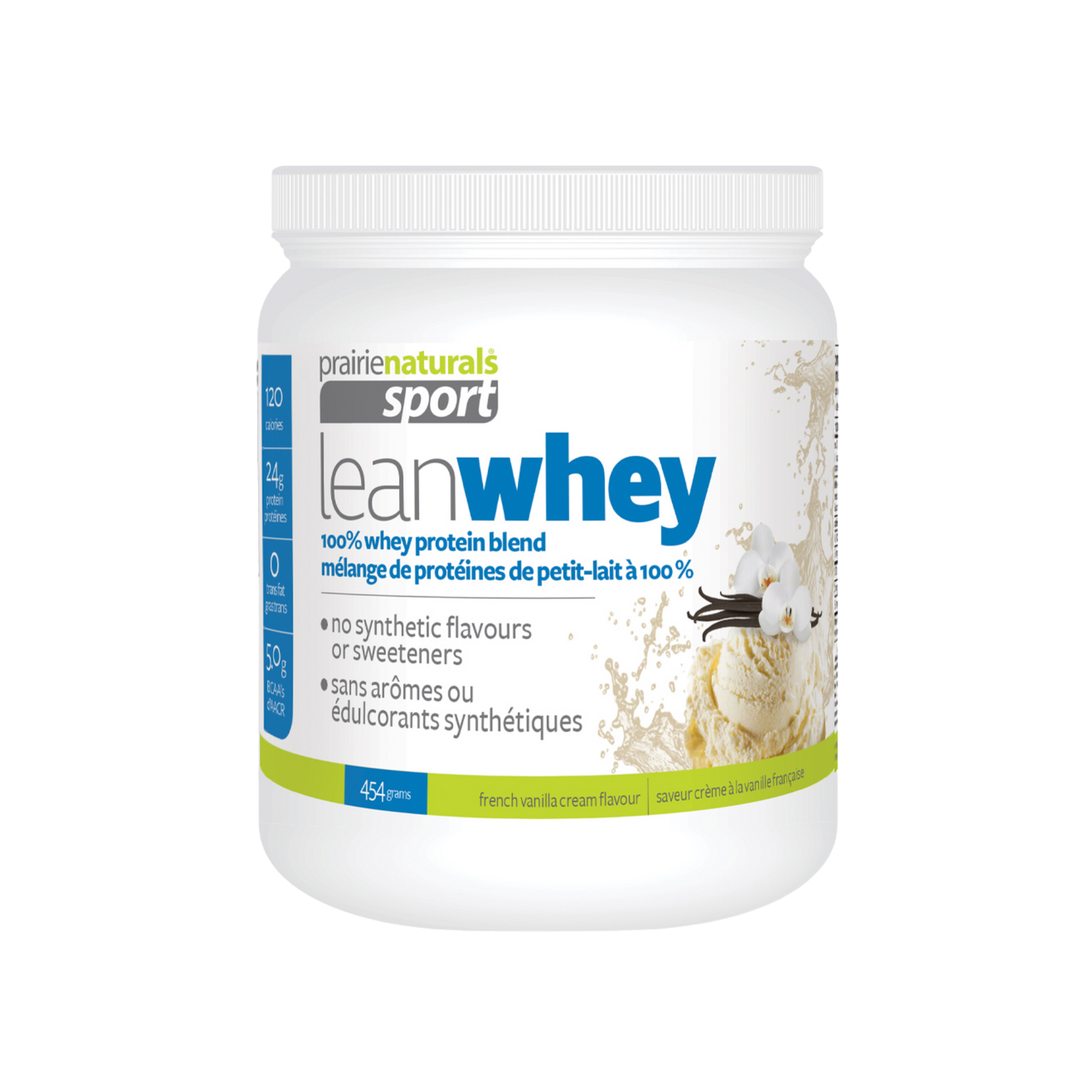 Prairie Naturals Sport Lean Whey French Vanilla Cream 454 g