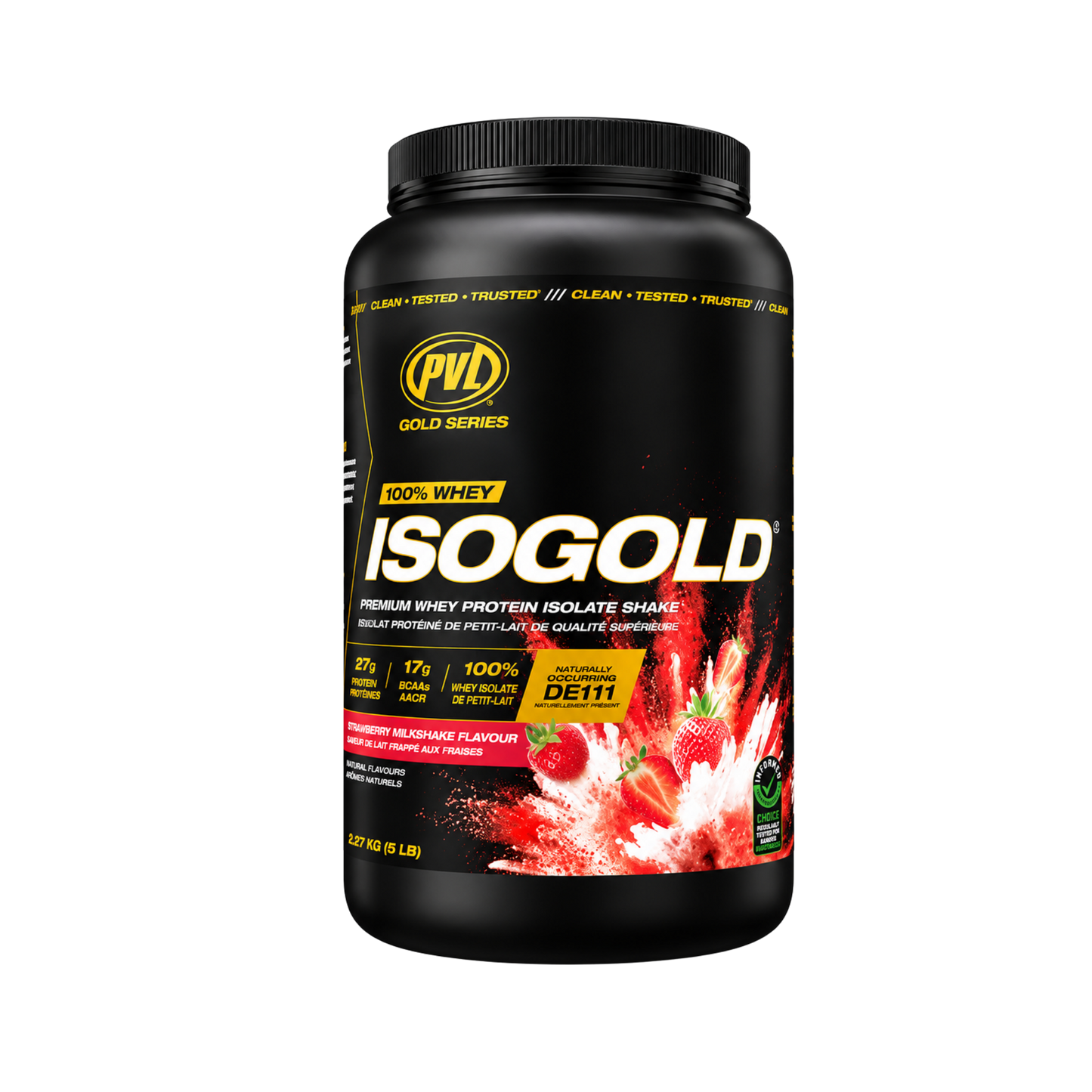 PVL IsoGold Strawberry Milkshake 1.85 lb