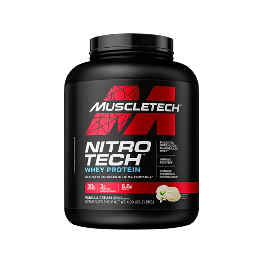 MuscleTech NitroTech Whey Protein Vanilla Cream