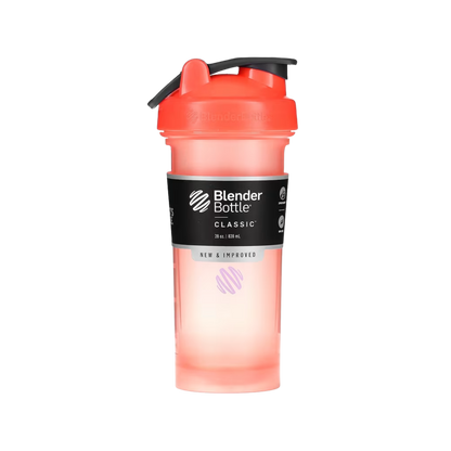 Blender Bottle Classic Coral Flash Orange