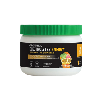 Organika Electrolytes Energy Pre-Workout Passion Fruit