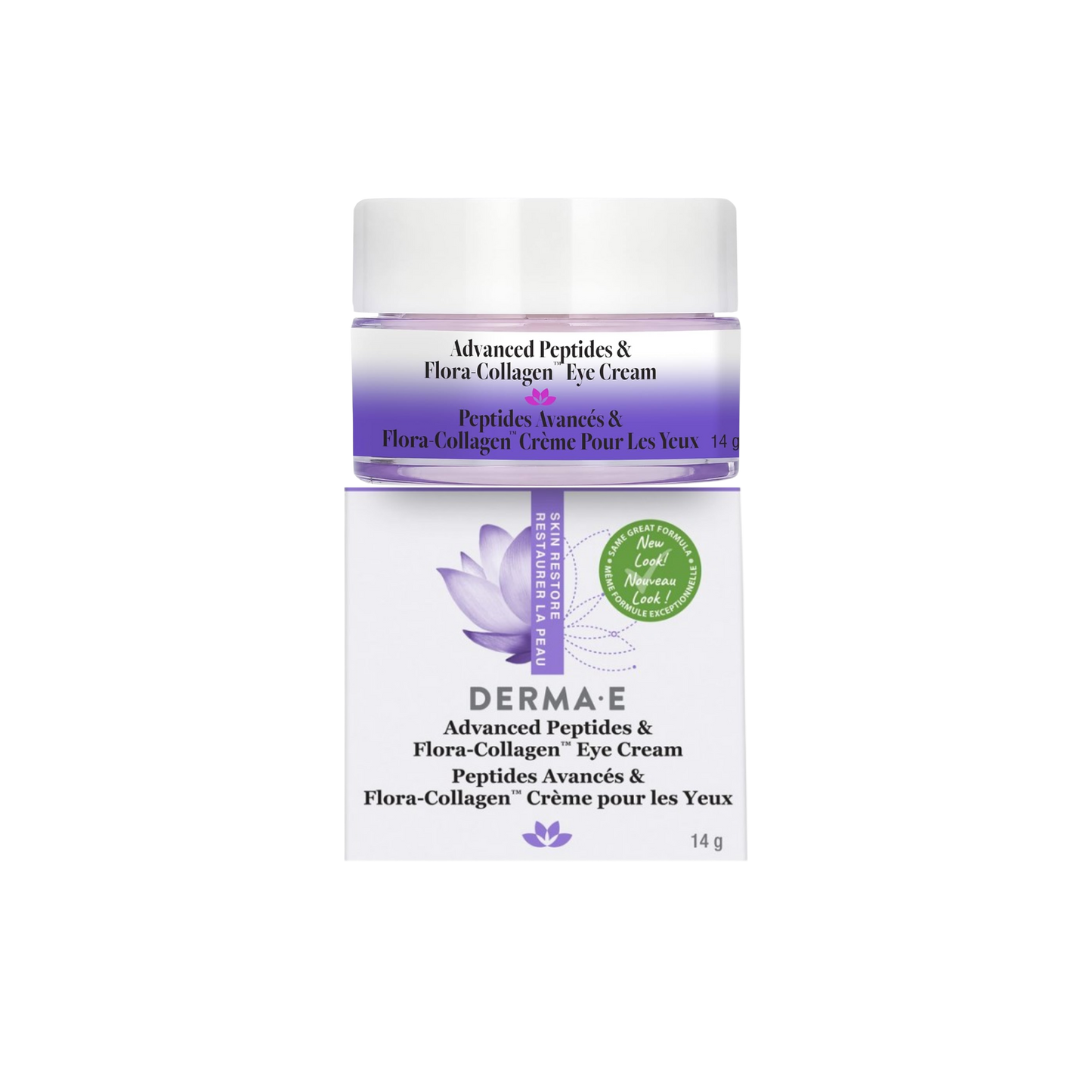 Derma E Advanced Peptides and Floral Collagen Eye Cream 14 g