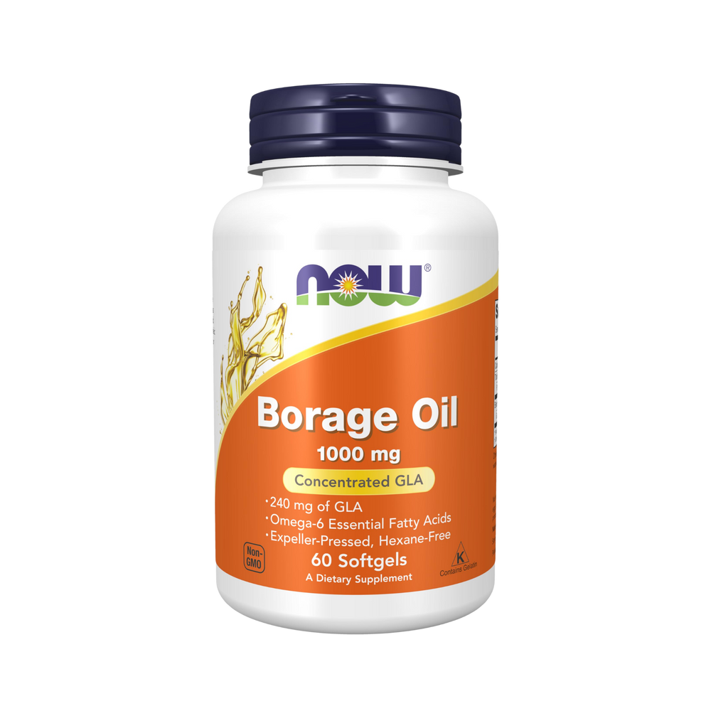 NOW Borage Oil 60 Softgels