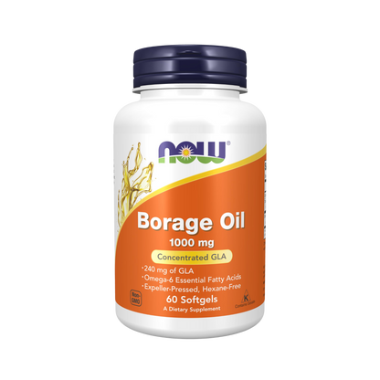 NOW Borage Oil 60 Softgels